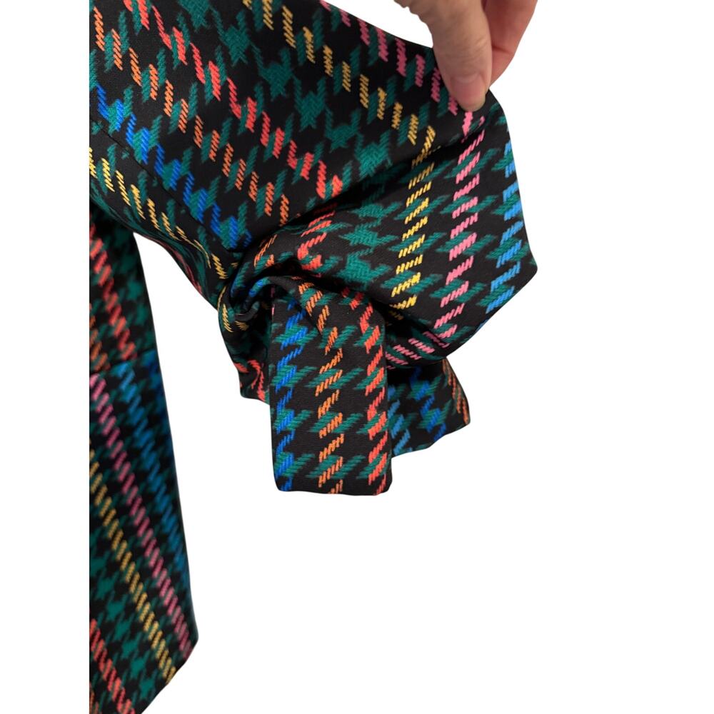 Boohoo Multicolor Houndstooth Blazer - Picture 2 of 8